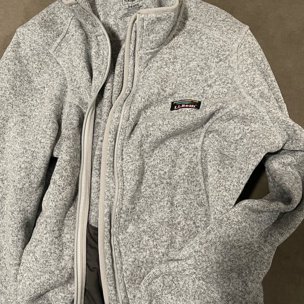 Ll bean fleece zip up